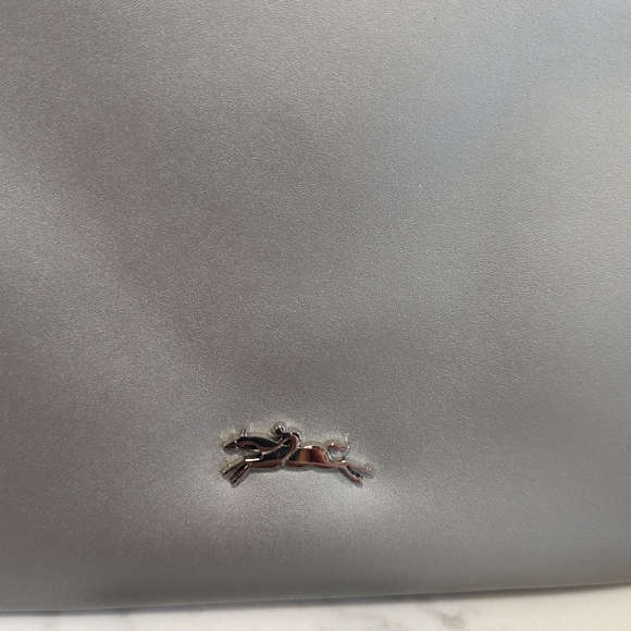 NWOT Silver Longchamp Honore Handbag - Picture 2 of 14